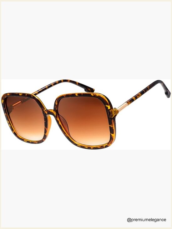 Oversized Square Cat Eye Hybrid Butterfly Sunglasses for Women main image 5